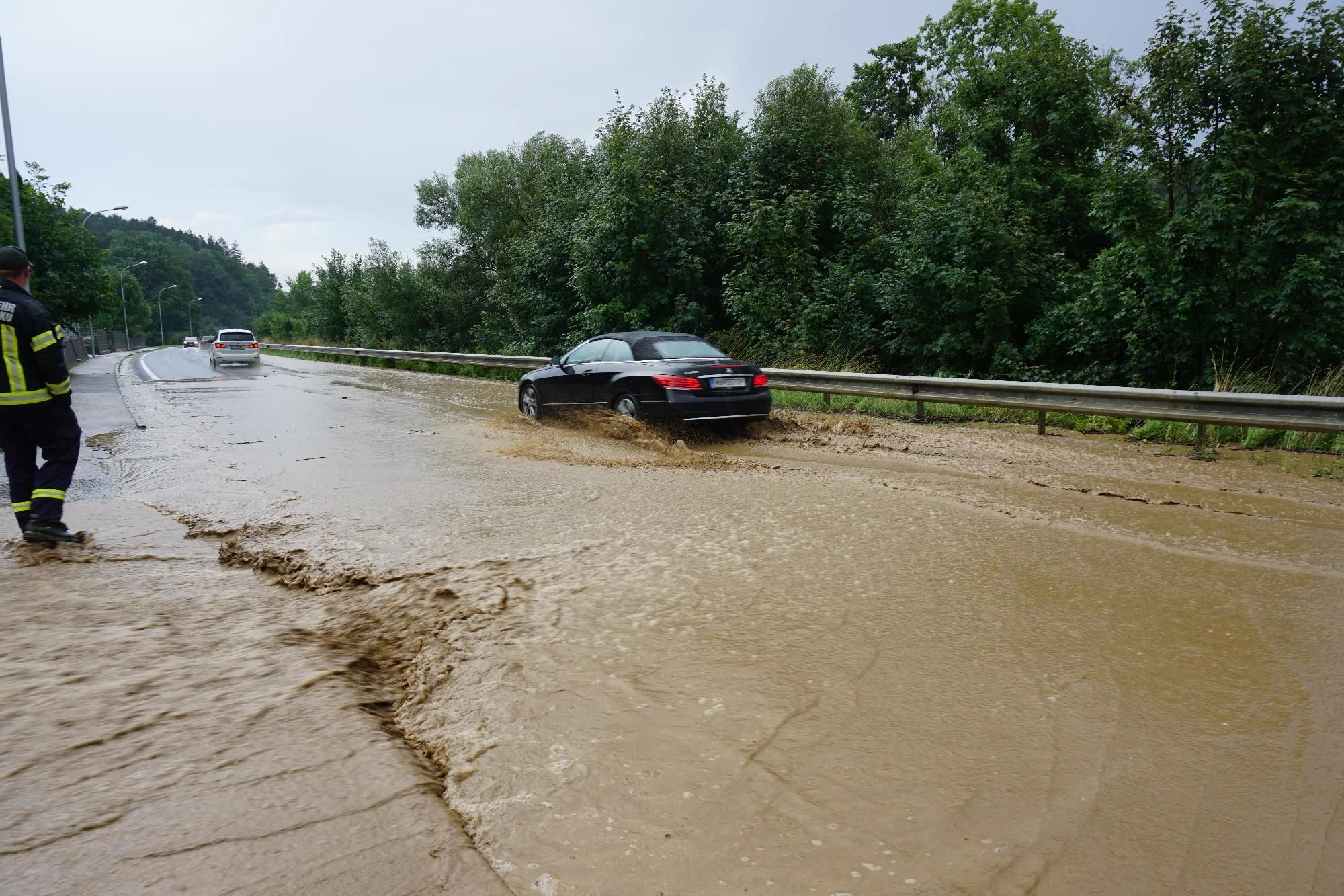 Unwetter im Bezirk Neunkirchen