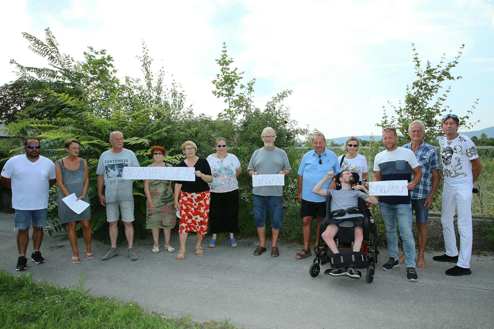 Protest gegen Logistikzentrum in Oynhausen: Unterschriften werden gesammelt.