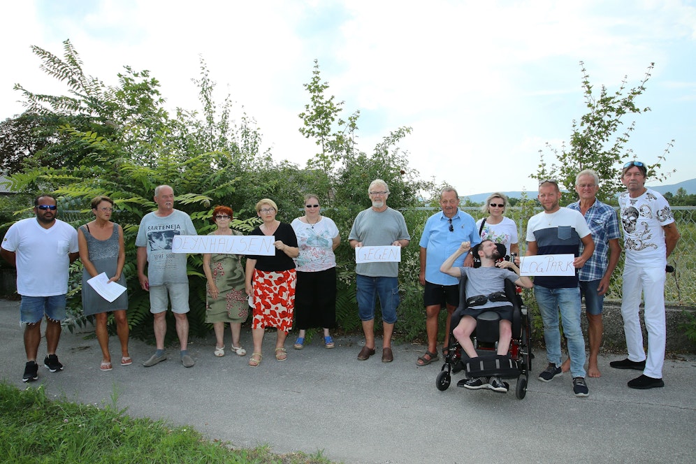 Protest gegen Logistikzentrum in Oynhausen