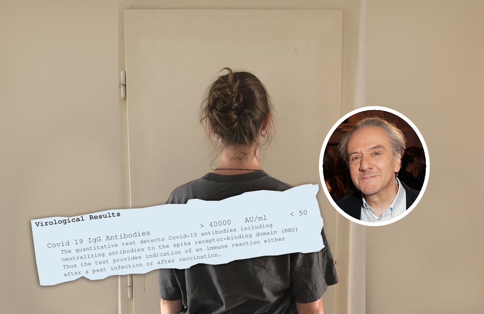 Silvia <em>(Name geändert)</em> erhielt die Erstimpfung, hat einen Antikörper-Wert von über 40.000.