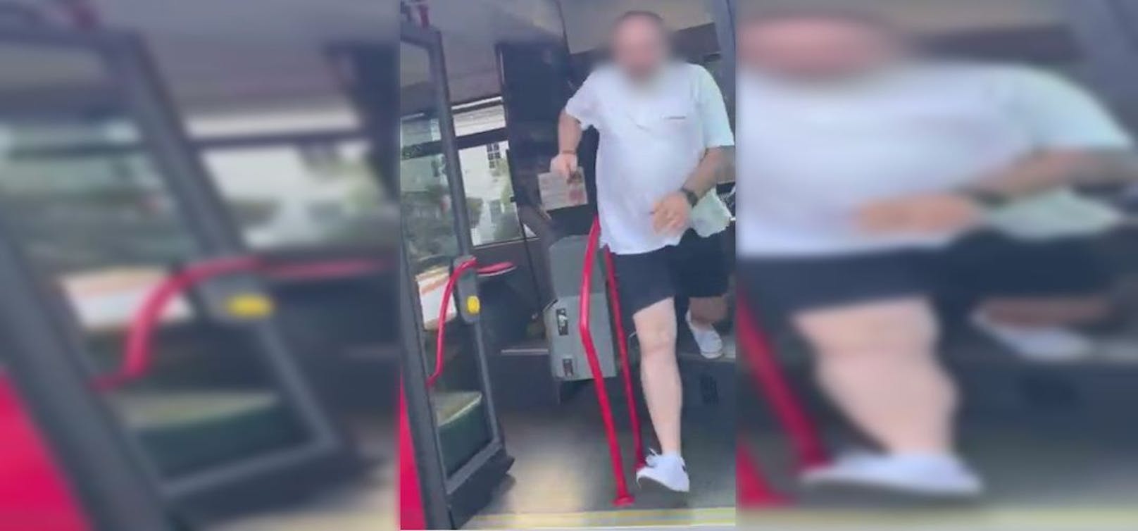 Wilder Streit mit einem Busfahrer in der Wiener Donaustadt