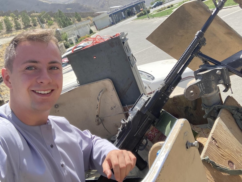 Der britische Student Miles Routledge sitzt in Afghanistan fest. 