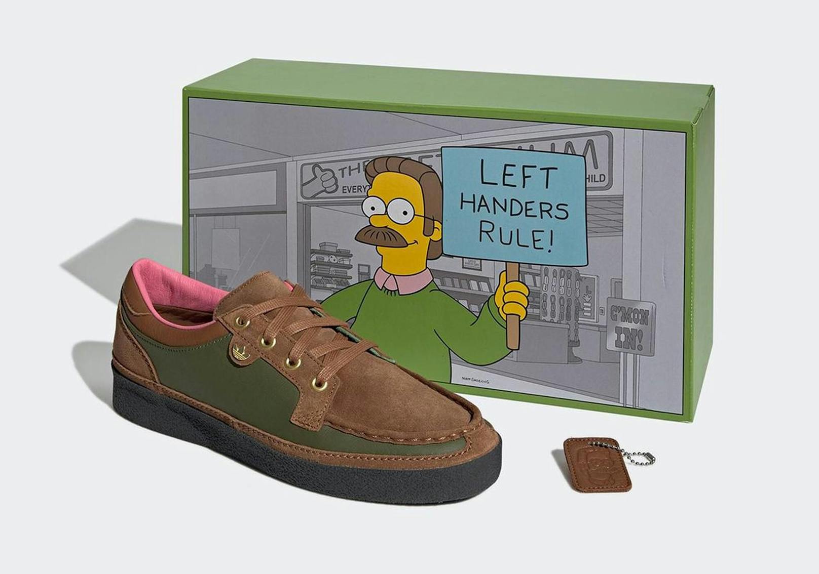 Bald kannst du dir mit dem Ned Flanders Sneakers von Adidas ein Stück Springfield an die Füße holen.