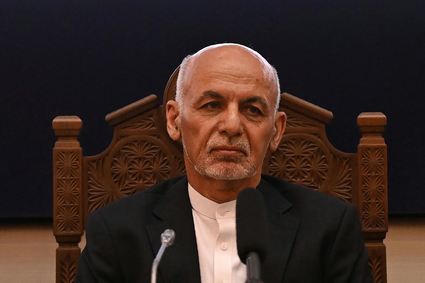 Ashraf Ghani steht seit seiner überhasteten Flucht aus Afghanistan in der Kritik.&nbsp;