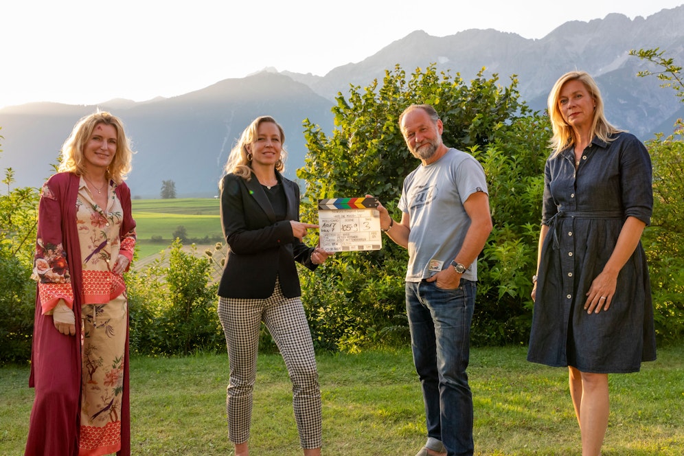 Drehten in verrückten Zeiten: Maria Furtwaengler, Nina Proll,  Uli Bree und Barbara Bree 