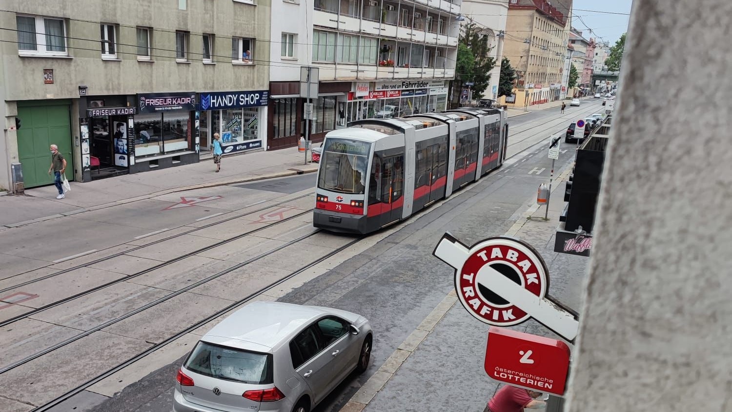 Um die Thaliastraße steht der Öffi-Verkehr momentan still