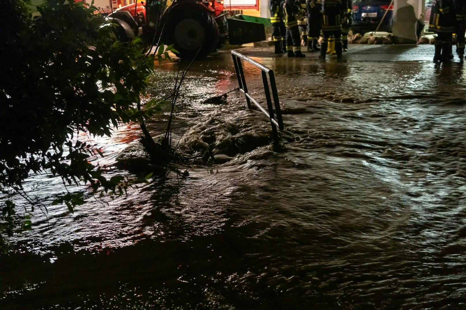 Überschwemmung in St. Leonhard am Forst