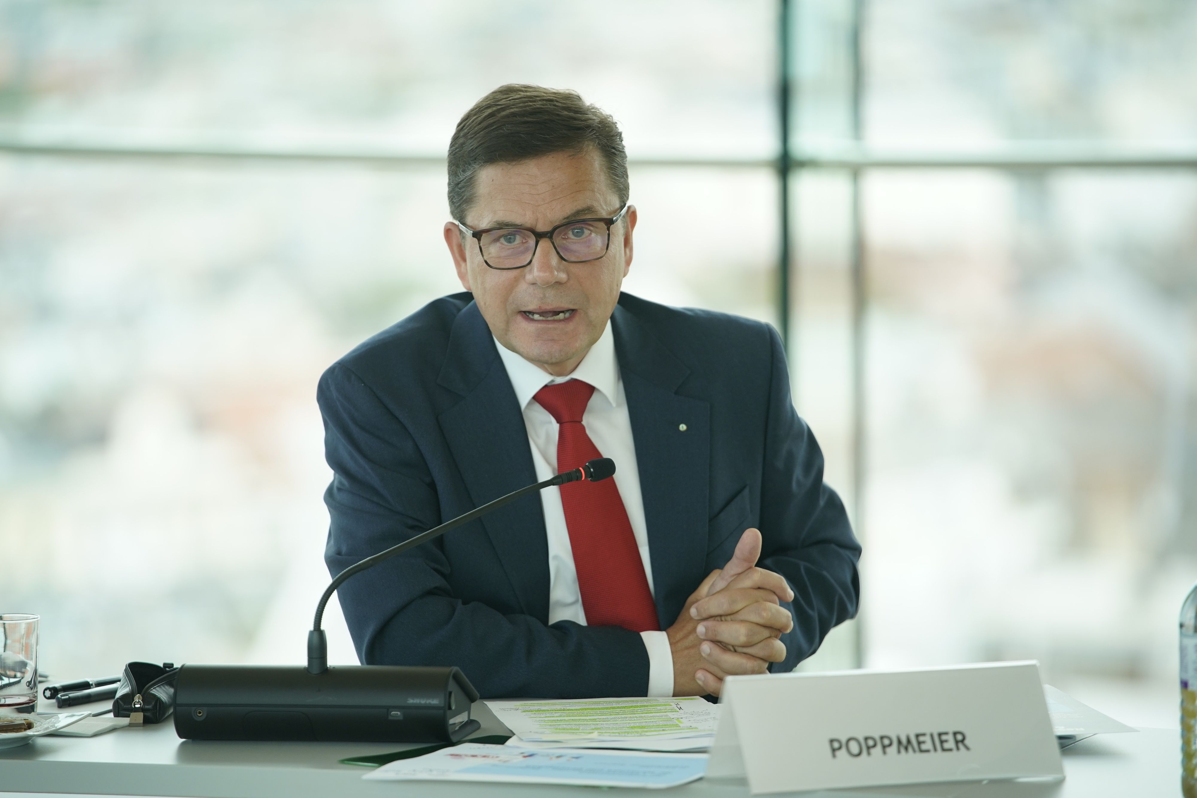 Fritz Poppmeier ist seit 1. Jänner 2021&nbsp;Vorstandsvorsitzender der&nbsp;Spar Österreichische Warenhandels-AG.