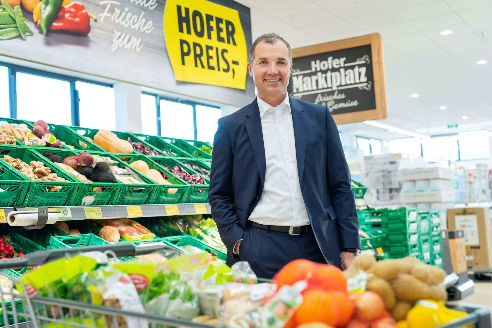 Hofer-CEO Horst Leitner will den Diskonter modernisieren.