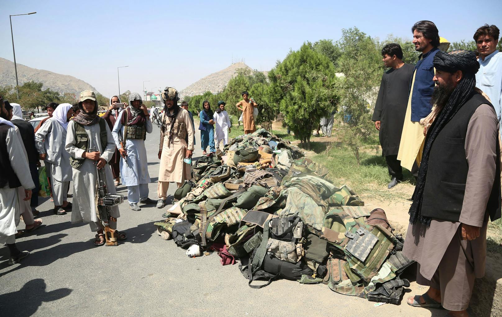 Die Terroristen haben sich bereits große Teile der Ausrüstung der afghanischen Armee unter den Nagel gerissen.&nbsp;