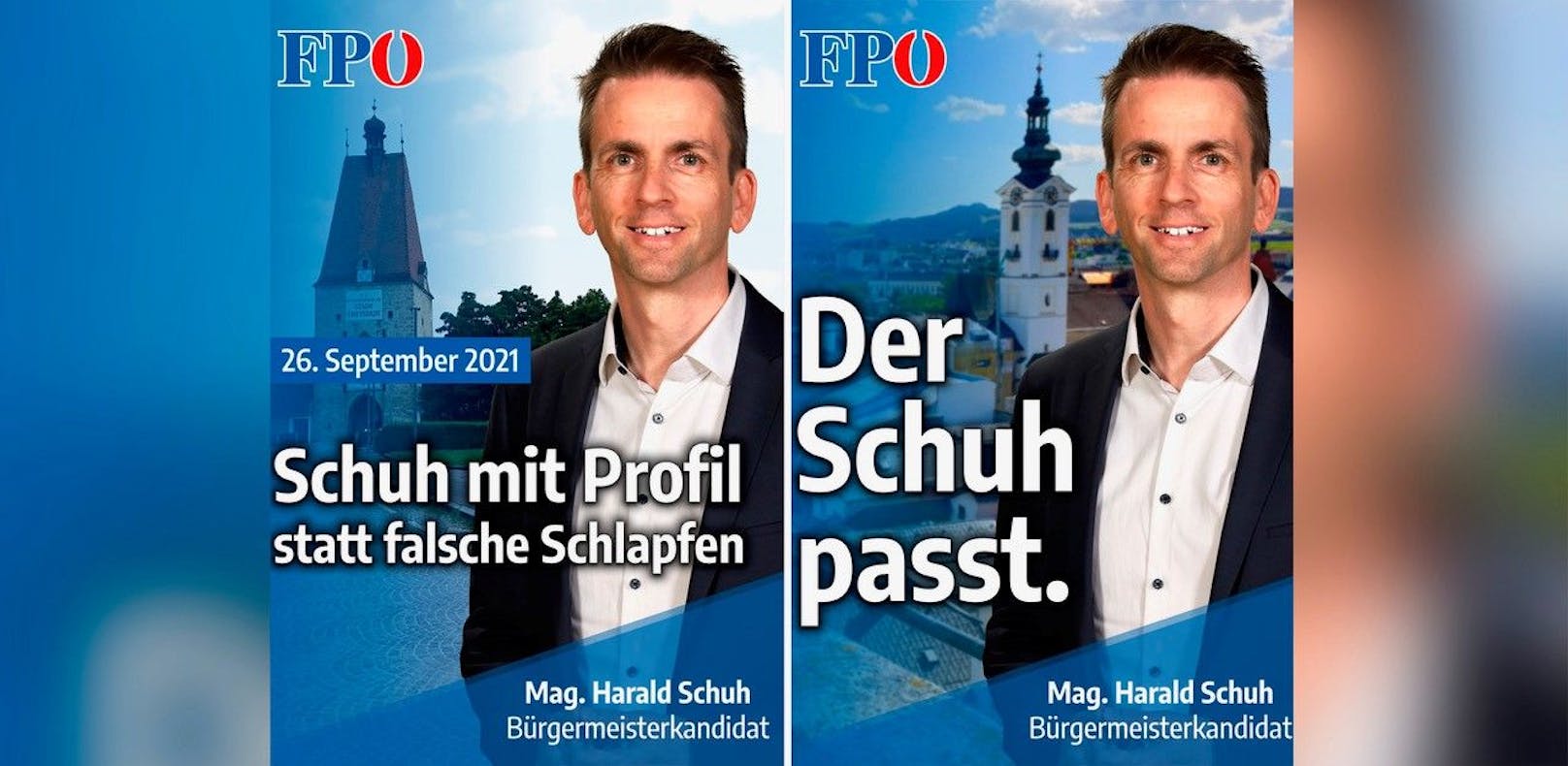 Zwei Vorschläge der FPÖ rund um Bürgermeisterkandidat Harald Schuh.