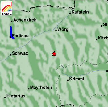 Erdbeben im Raum Wörgl