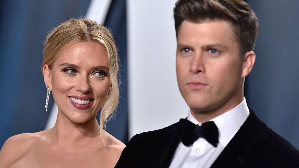 Scarlett Johansson und Colin Jost