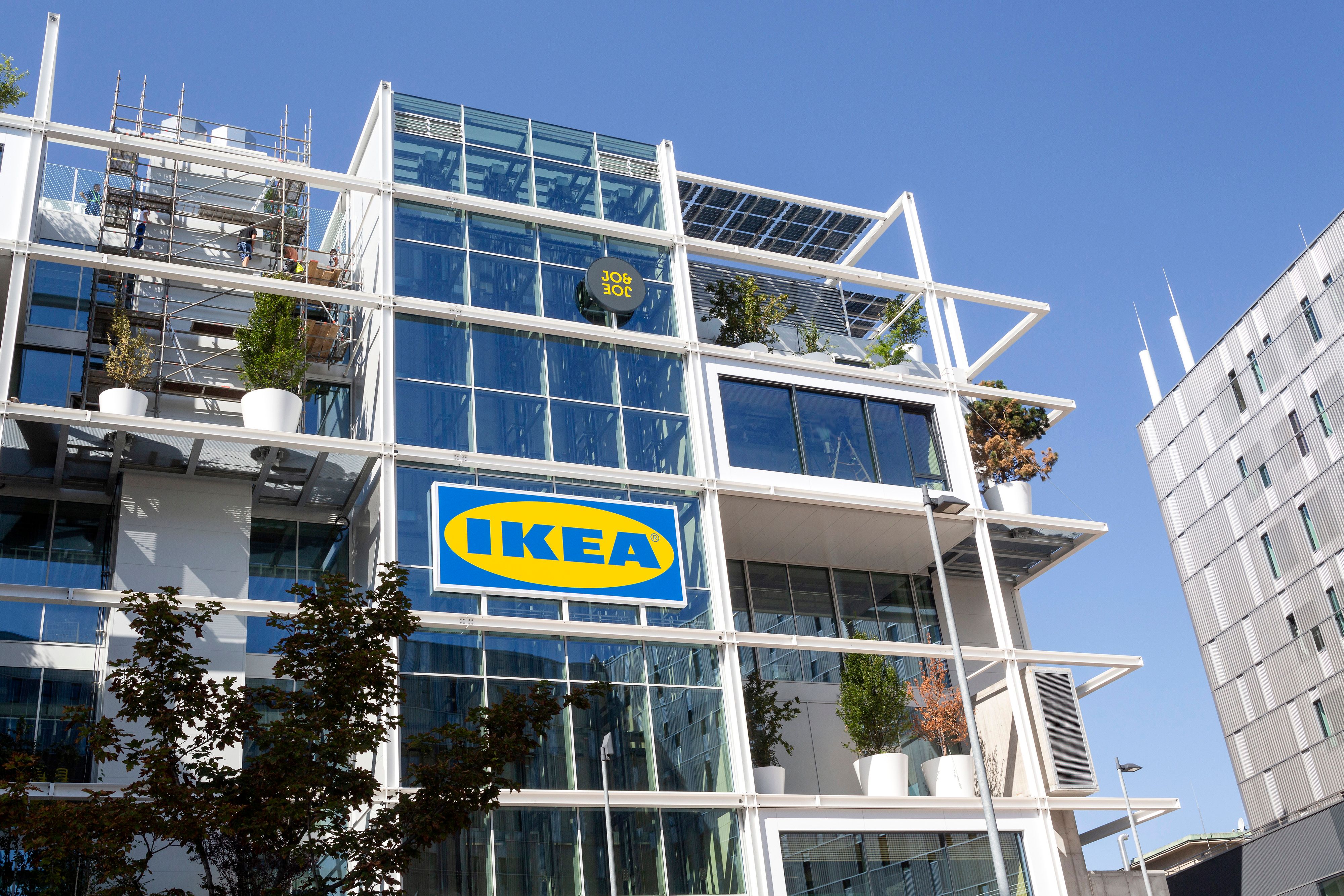 Der City-IKEA beim Westbahnhof in Wien steht bereits.