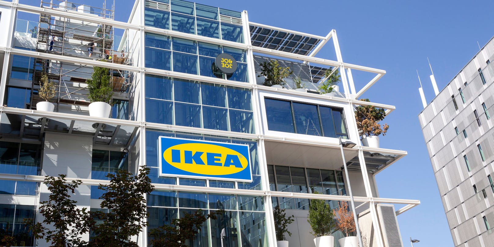 Der City-IKEA beim Westbahnhof in Wien steht bereits.