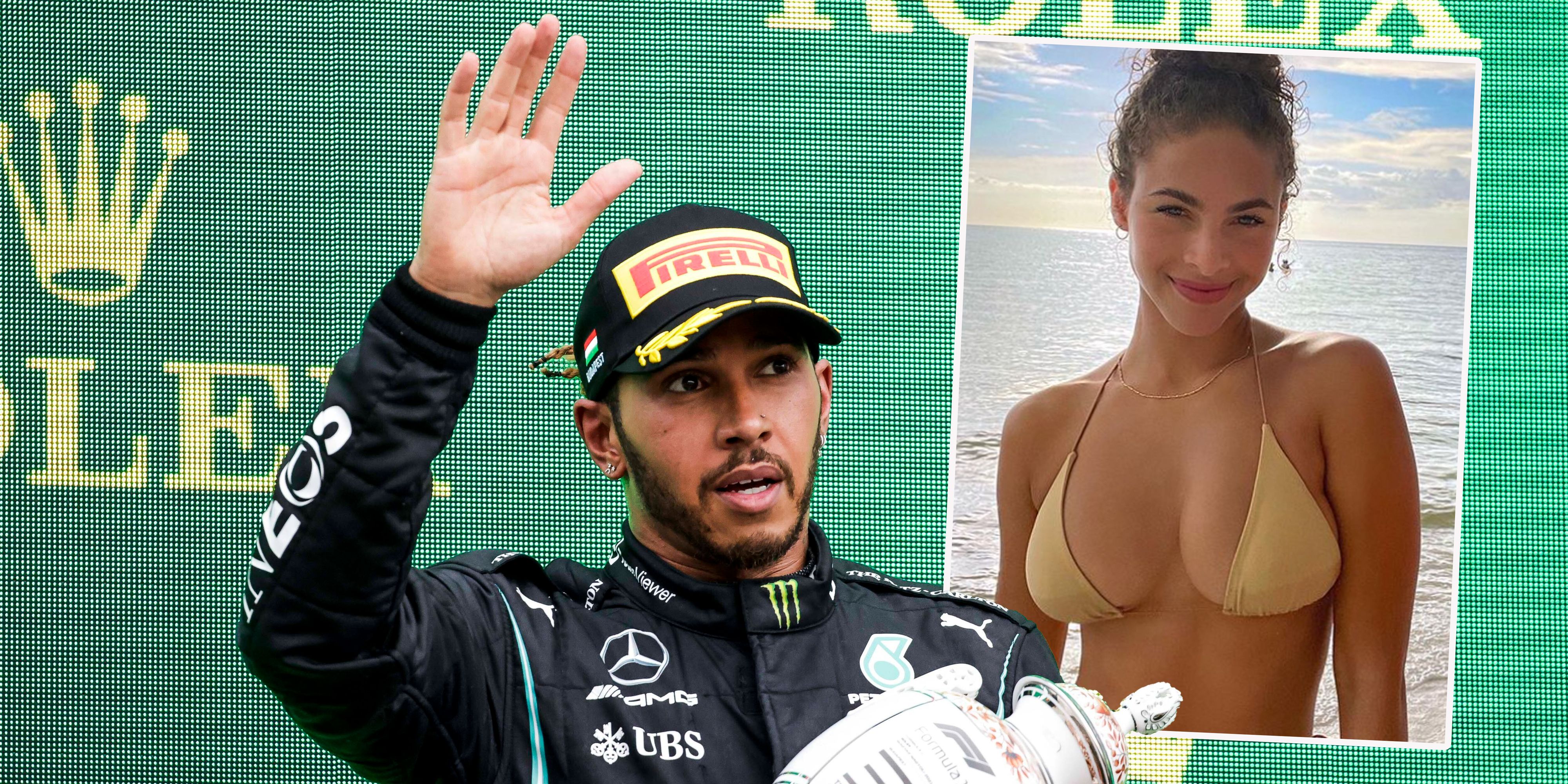 Formula 1 2021: Hungarian GP HUNGARORING, HUNGARY - AUGUST 01: Sir Lewis Hamilton, Mercedes, 3rd position, with his trophy during the Hungarian GP at Hungaroring on Sunday August 01, 2021 in Budapest, Hungary. Photo by Glenn Dunbar / LAT Images Images PUBLICATIONxINxGERxSUIxAUTxHUNxONLY GP2111_143000_J5A5362