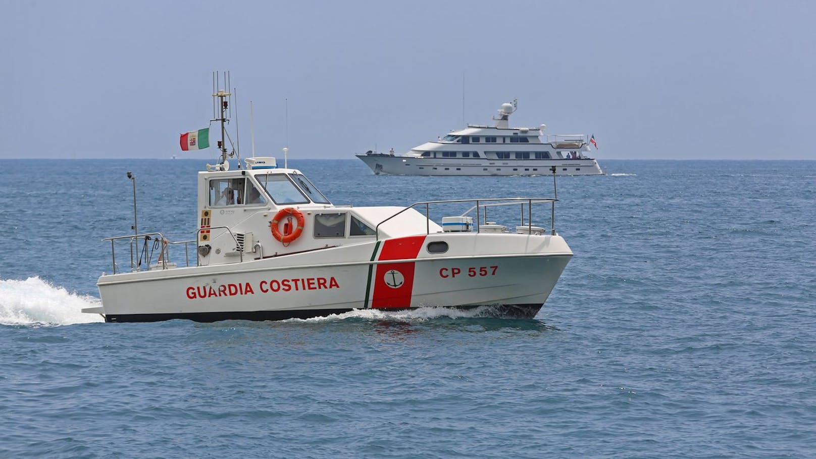 Einsatz der italienischen Küstenwache.