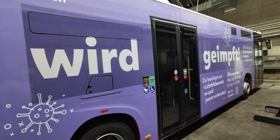 Die Impfbusse sind noch bis in den September an stark frequentierten Orten in Wien unterwegs.
