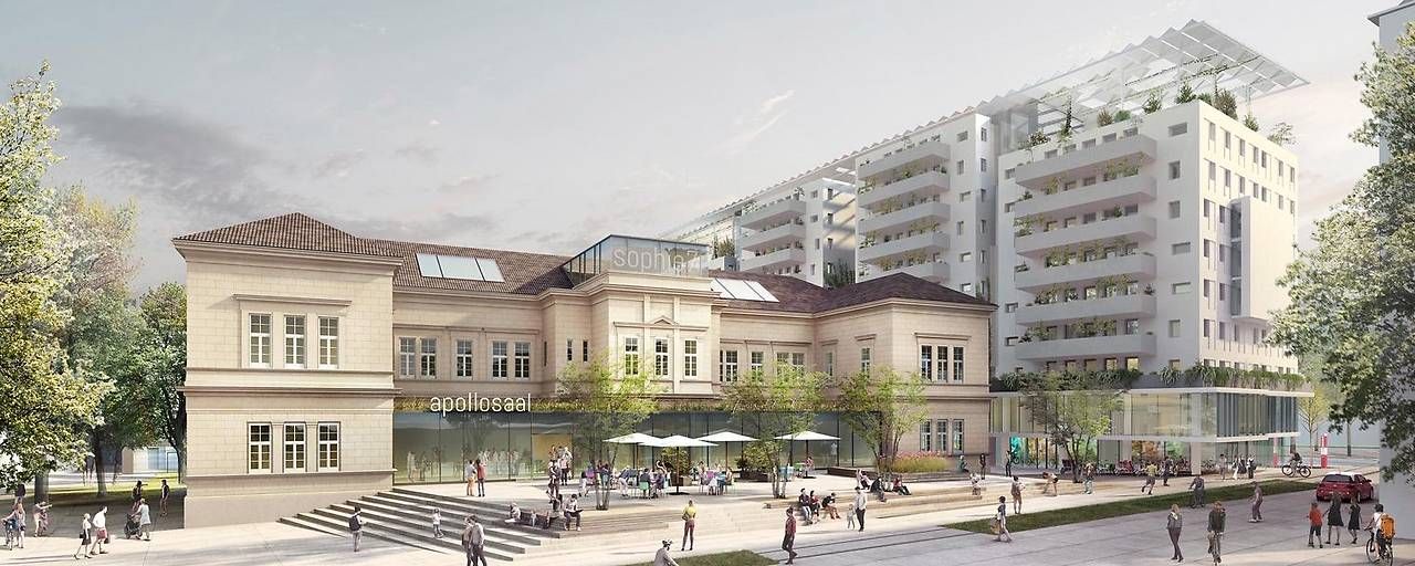 So soll das Areal des ehemaligen Sophienspitals ab 2024 ausschauen.