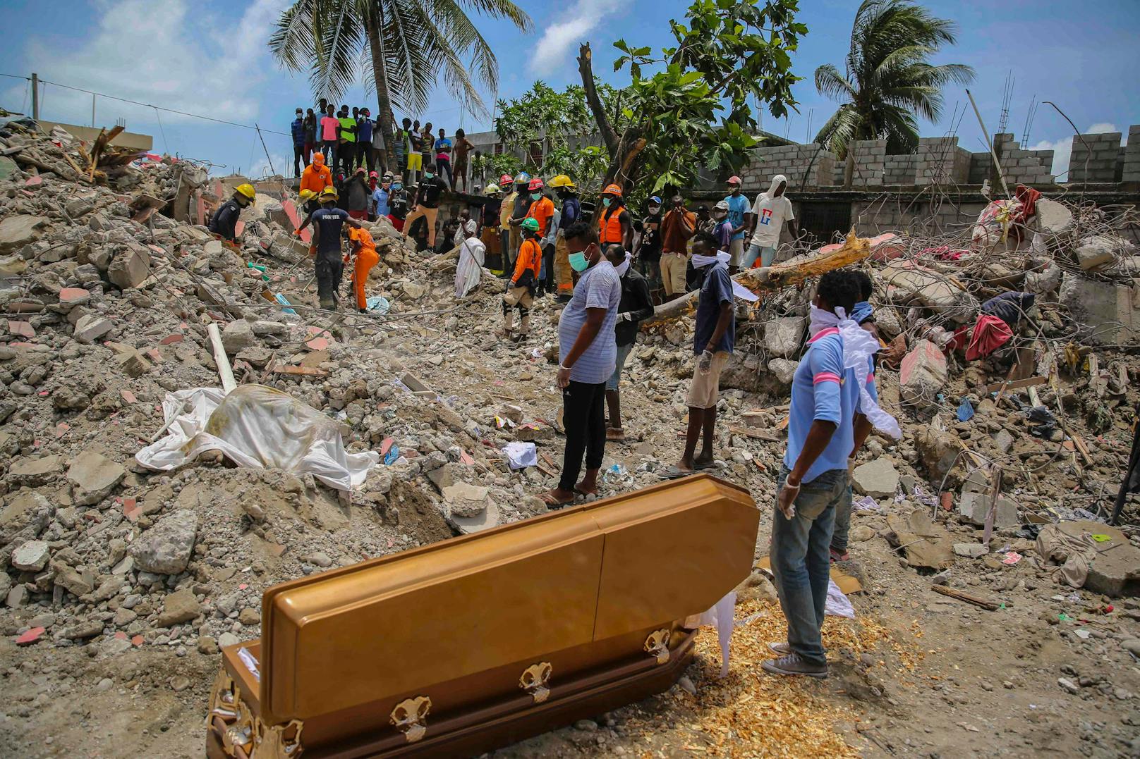 Zahl der Todesopfer steigt in Haiti auf fast 2.200