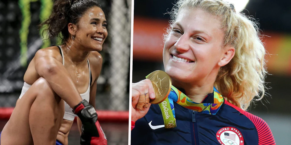 Genah Fabian kämpft gegen&nbsp;Kayla Harrison.