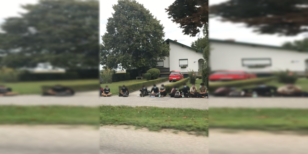 Die Polizei konnte die Flüchtlinge anhalten. 