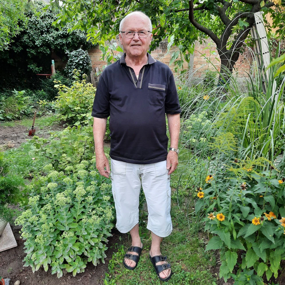 Verpasste die Erstkommunion: Johann Rischawy (77) aus Matzen