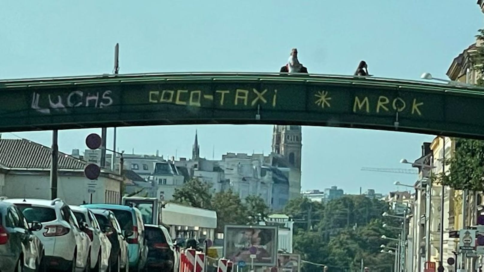 Das Koks-Taxi kurvte durch Wien.