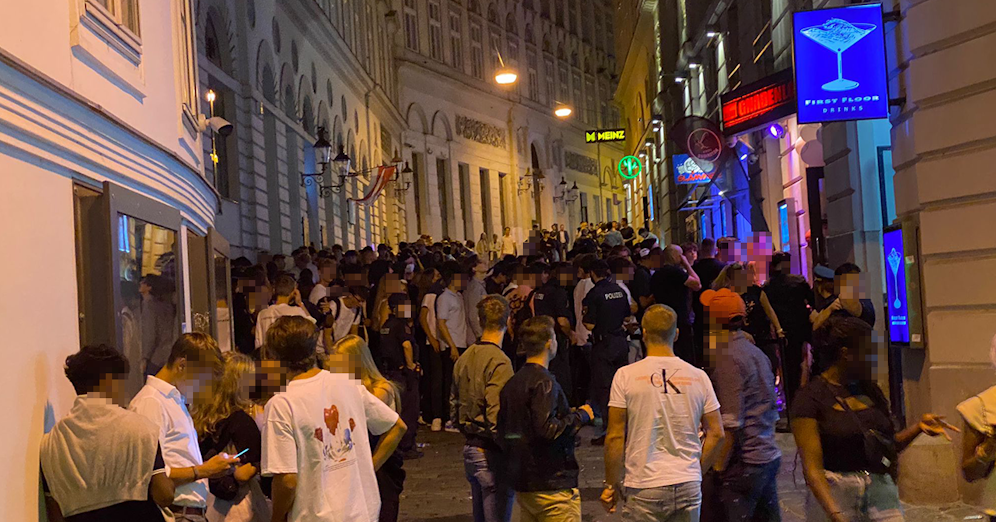 Erst am Donnerstag war der Ansturm auf Lokale im Wiener Bermudadreieck wieder groß.<br>