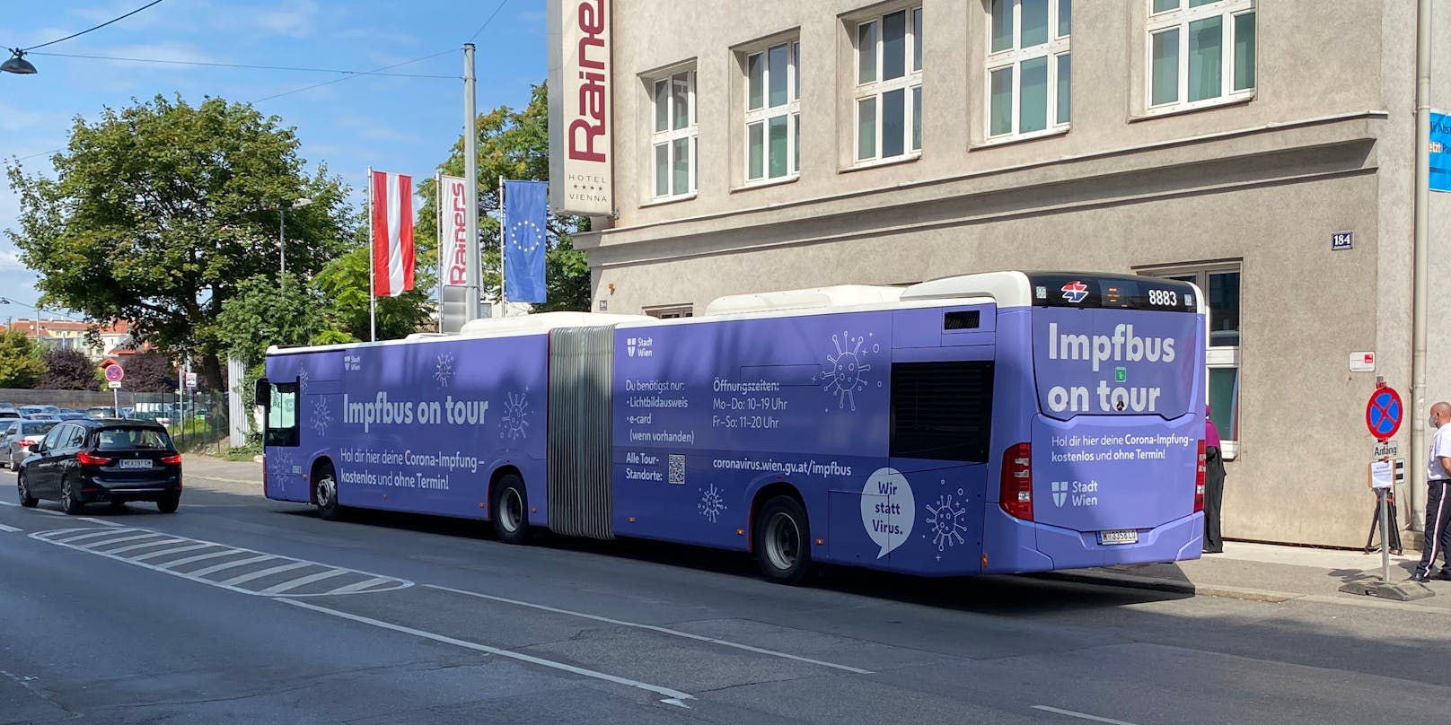 Ein Impfbus der Stadt Wien (Symbolbild)