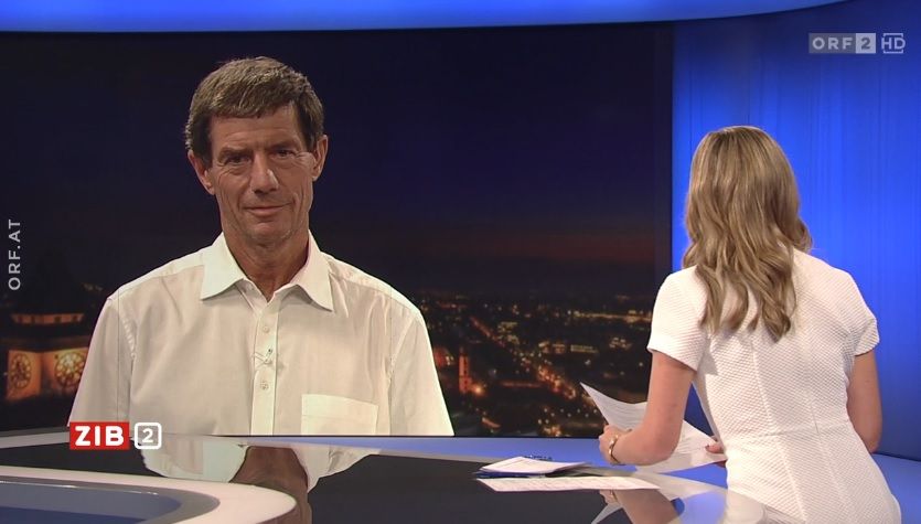 ÖGKJ-Generalsekretär Reinhold Kerbl zu Gast in der "ZiB2"
