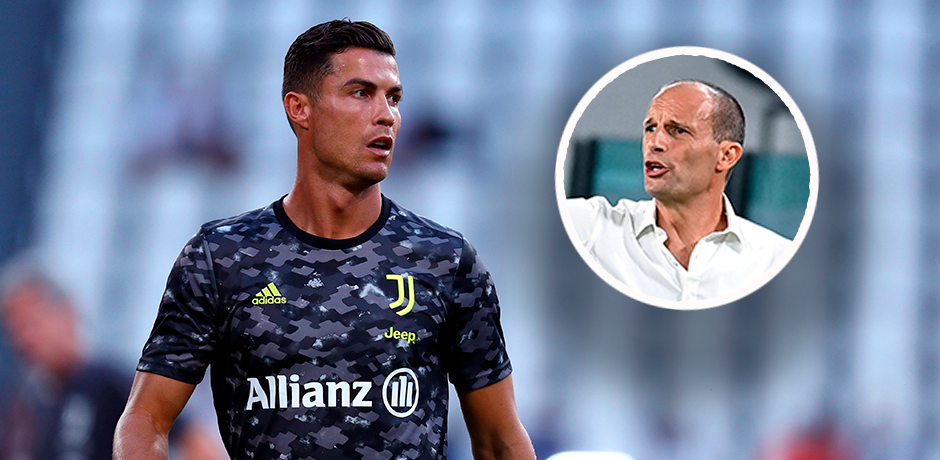 Massimiliano Allegri spricht über Cristiano Ronaldo. 