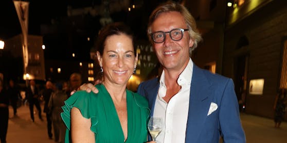 Fix zusammen: Birgit Lauda (42) und Marcus Sieberer (54)