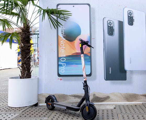 Xiaomi bei der Beach Volleyball EM 2021.