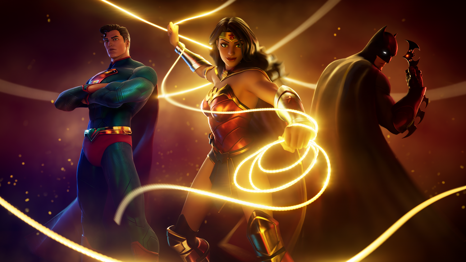 Von der Paradiesinsel auf die "Fortnite"-Insel – Wonder Woman landet in "Fortnite".