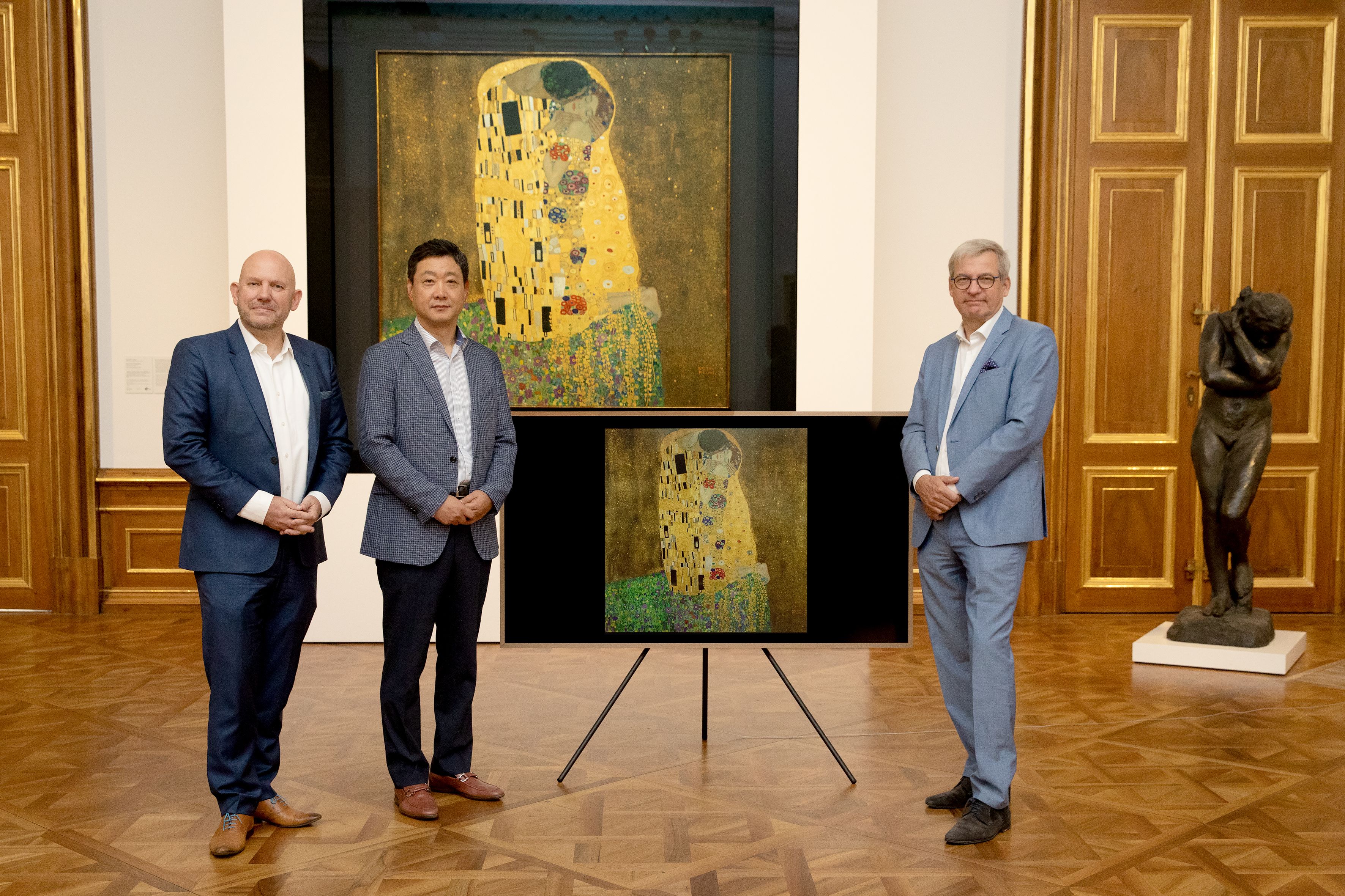 Belvedere und Samsung bringen Klimt und Schiele in die Wohnzimmer.