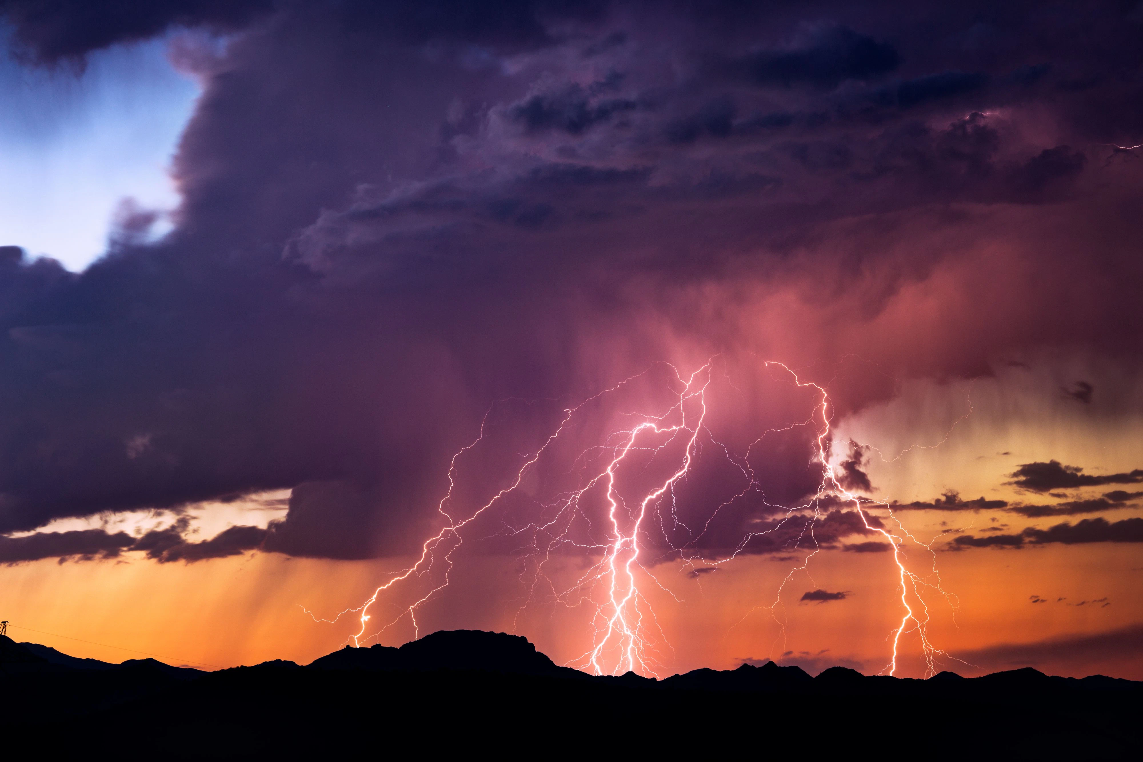 Es werden wieder heftige Gewitter in Österreich erwartet. Symbolfoto.