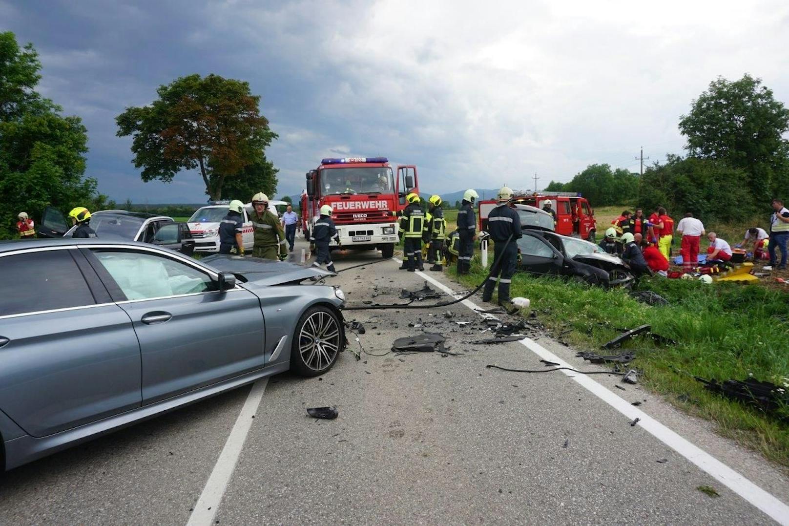 Verkehrsunfall im Bezirk Neunkirchen