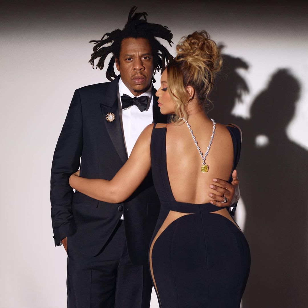 Rapper Jay-Z und seine Frau Beyoncé