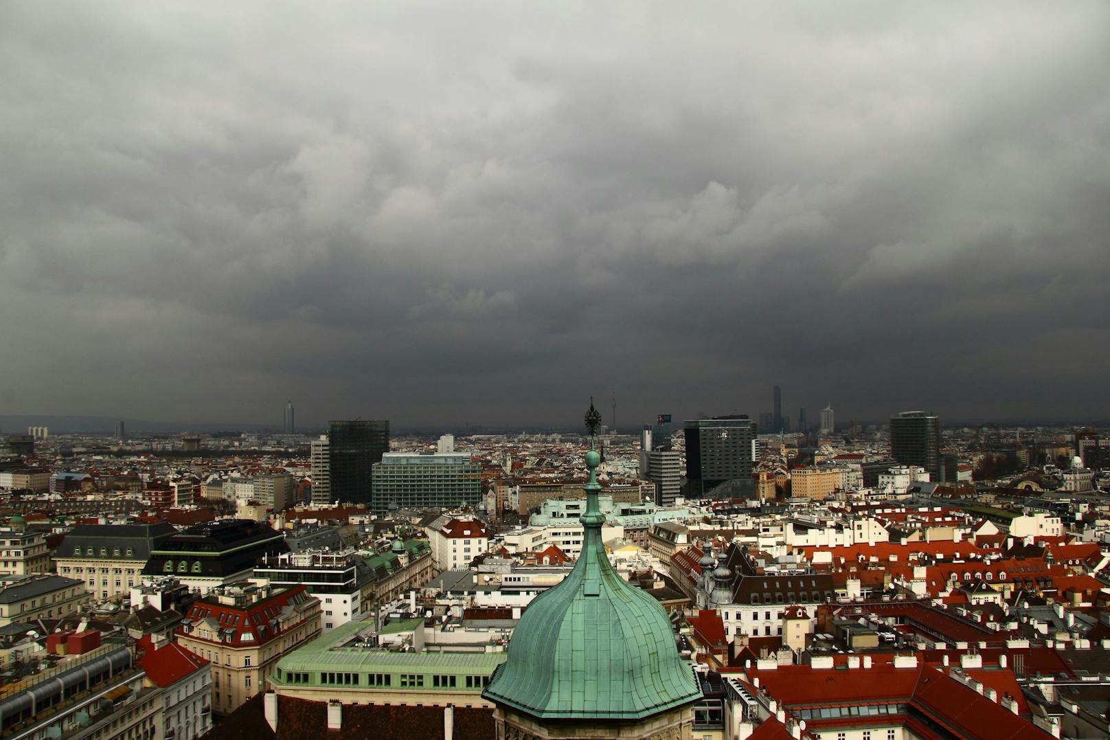 Auch Wien wird die kommenden Tage immer wieder von Regenschauern getroffen werden.