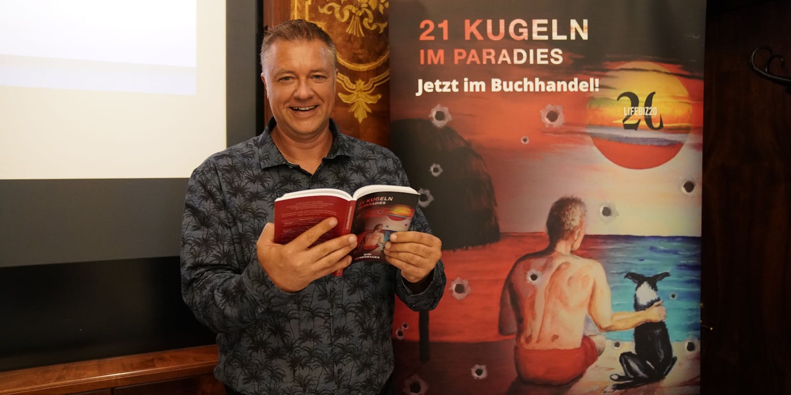Christian "Gigi" Gusenbauer überlebte eine Homeinvasion in Belize, schrieb darüber ein Buch und kehrte nun zurück nach Österreich.