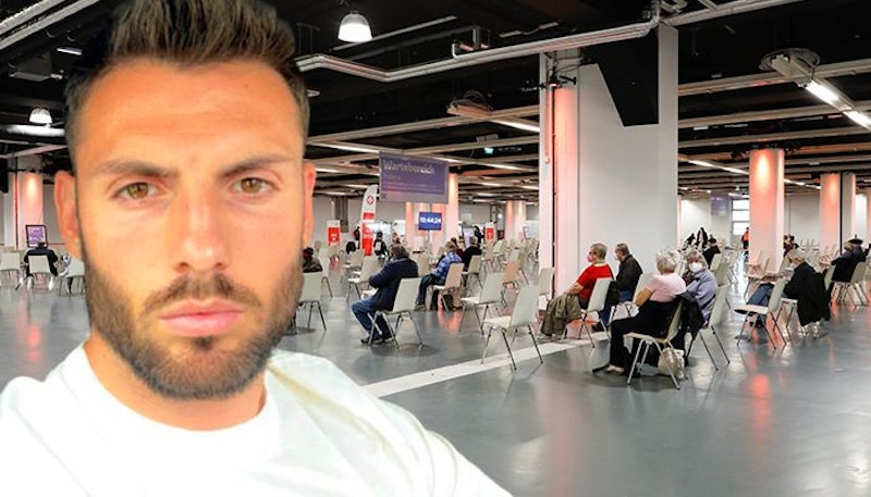 Wegen leichten Fiebers entschied sich Andreas S. (28) dazu, im Austria Center Vienna einen Corona-Test zu machen.