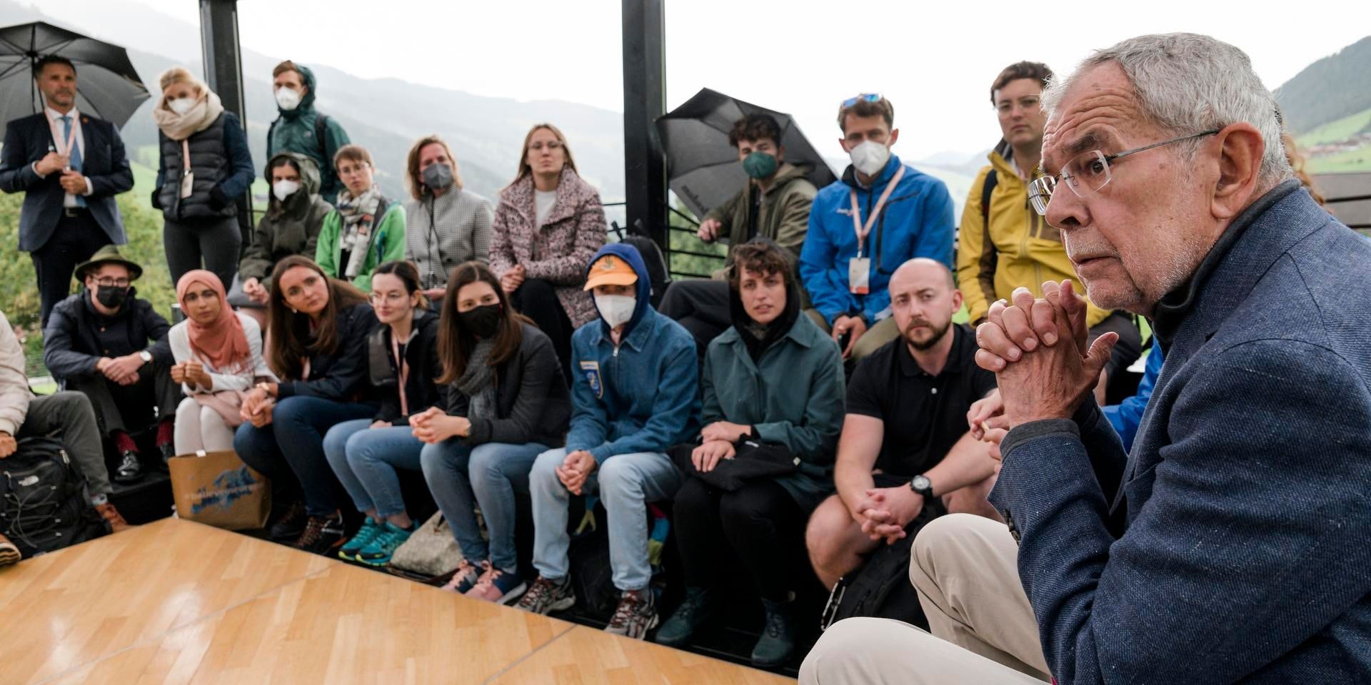 Bundespräsident Alexander Van der Bellen in der ersten Woche des Europäischen Forums Alpbach