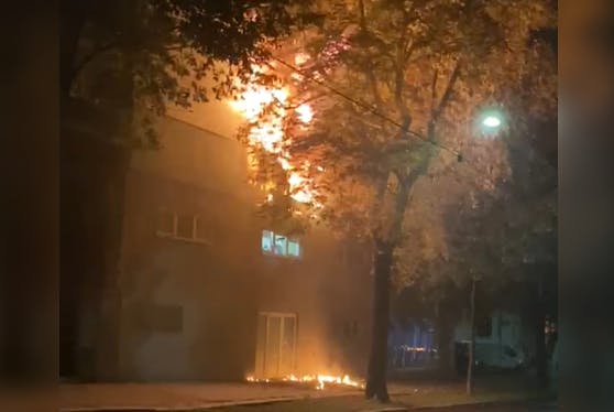 In Wien-Ottakring brannte es in der Nacht auf Dienstag.