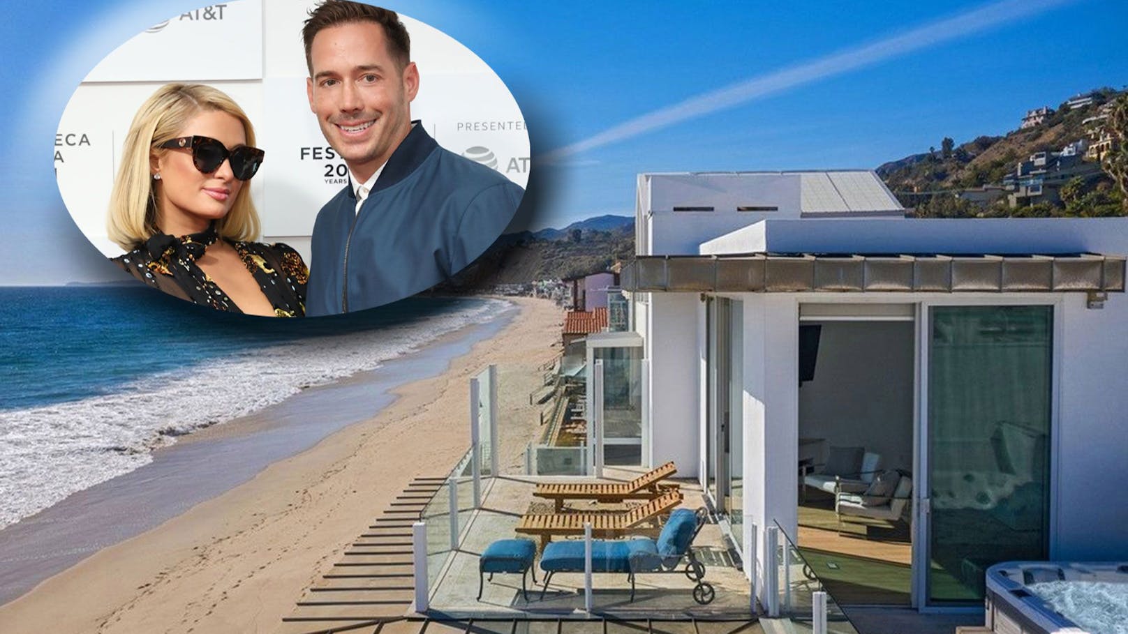 Paris Hilton und Carter Reum sind seit zwei Jahren offiziell ein Paar. Jetzt haben sich die Hotel-Erbin und der Unternehmer ein kleines Strand-Paradies geleistet.