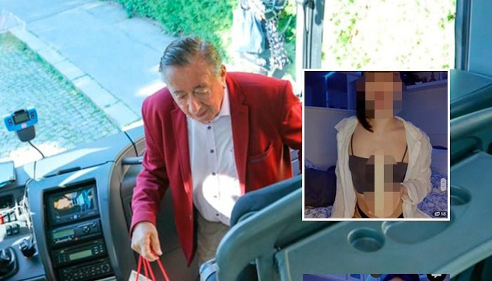 Richard Lugner warf Tierchen wegen pornografischer Fotos aus dem Bus!