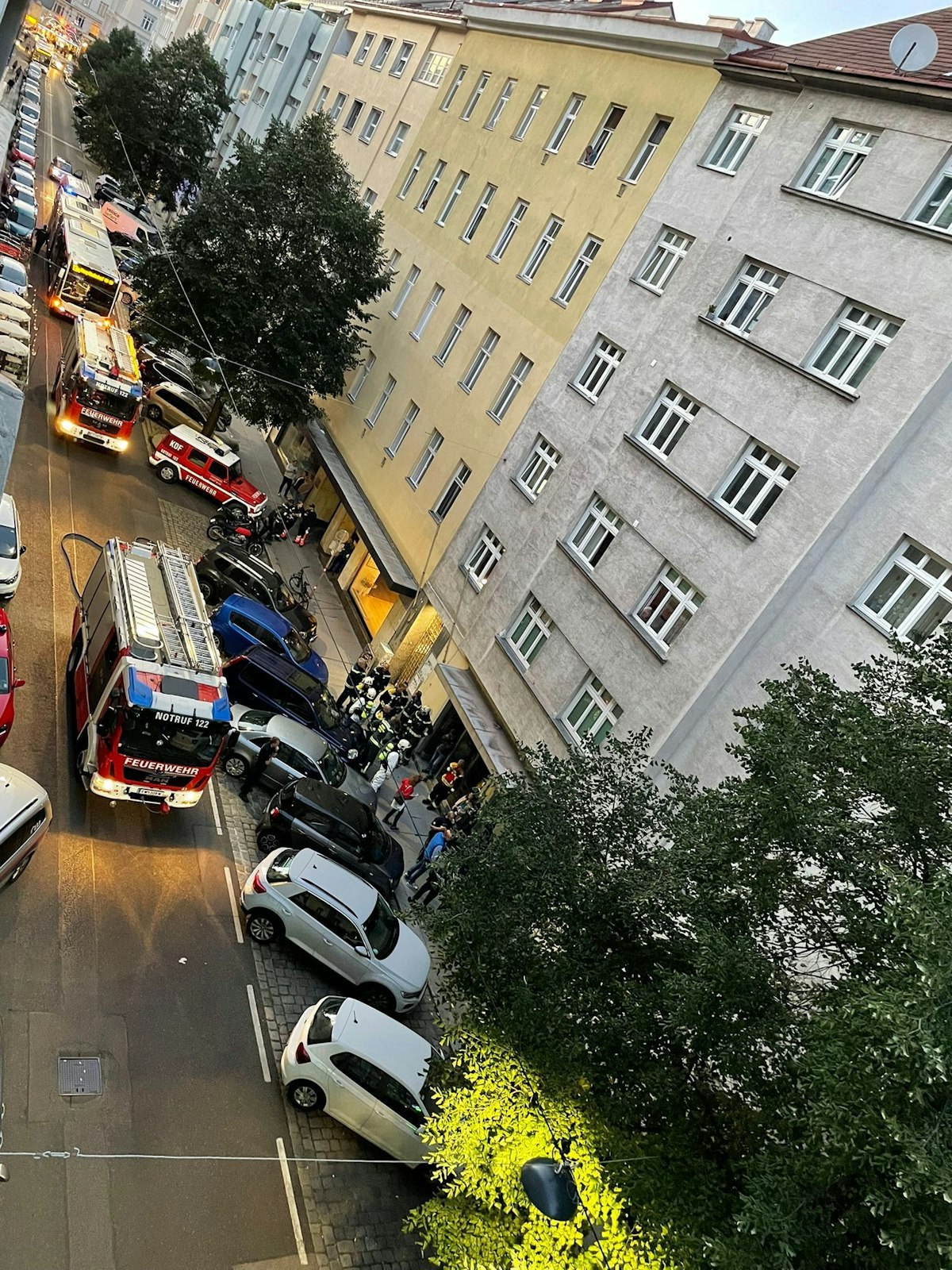 Polizei-Einsatz in der Ziegelofengasse (Wien-Margareten)