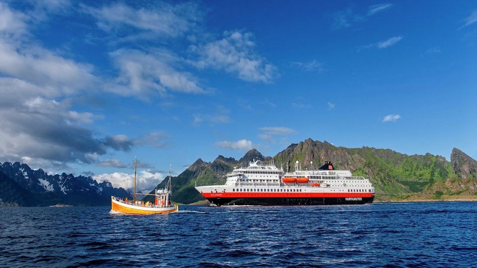 Die MS Otto Sverdrup ist das dritte umweltfreundliche Kreuzfahrtschiff von Hurtigruten.