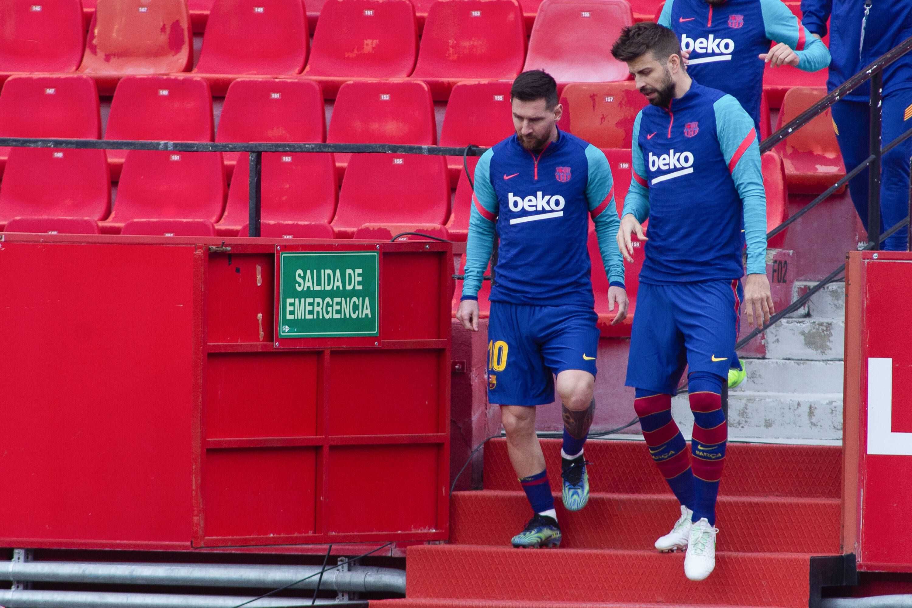 Lionel Messi und Gerard Pique