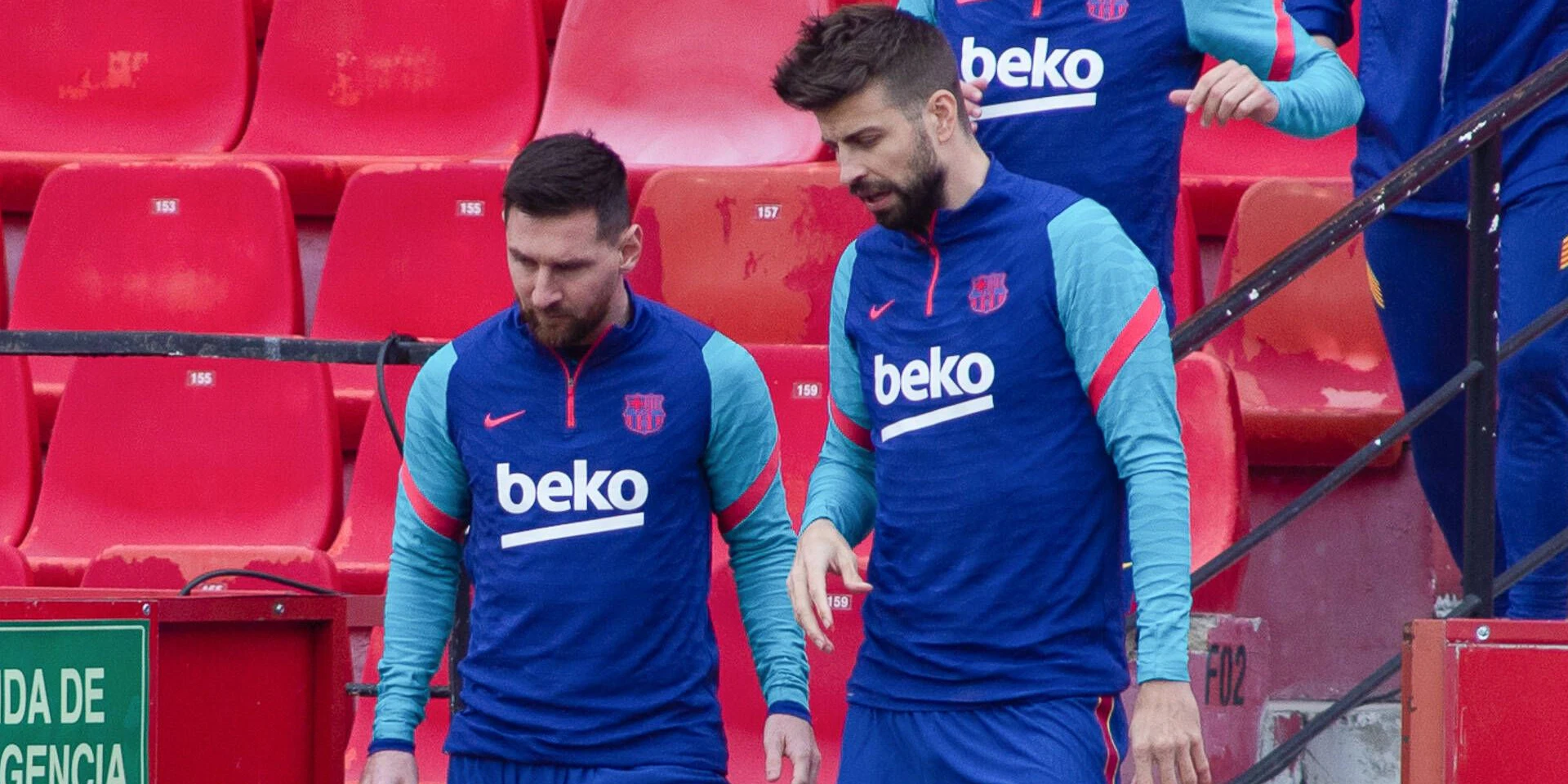 Lionel Messi und Gerard Pique